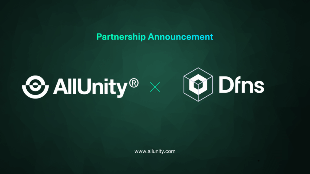 AllUnity Partners with Dfns to Enhance Security and Enterprise Integration for EURAU