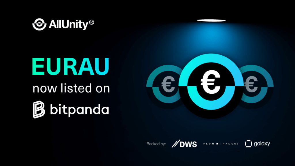 AllUnity’s Euro Stablecoin EURAU Now Listed on Bitpanda