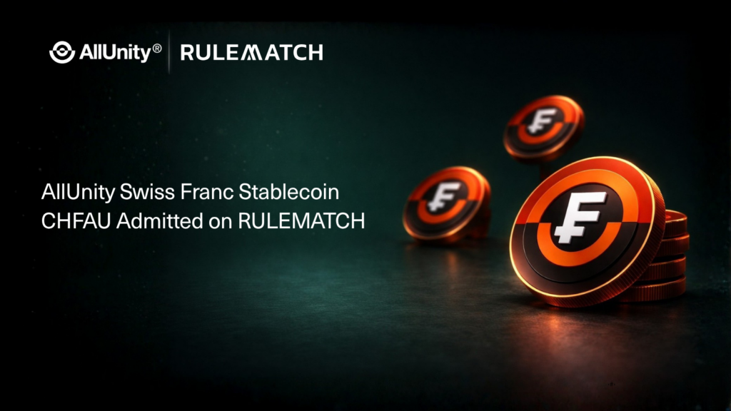 AllUnity Swiss Franc Stablecoin CHFAU Admitted on RULEMATCH